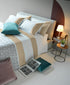 Completo Letto in Cotone Pettinato Bordo Raso - Heritage