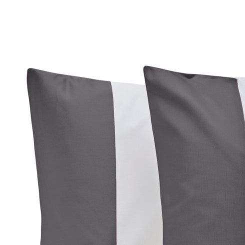 Completo Letto in Cotone Pettinato Bordo Raso - Heritage