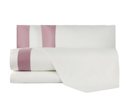 Completo Letto in Cotone Pettinato Bordo Raso - Heritage