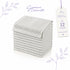 Set 12 Asciugamani Lavette 30x30 cm - 60% Bamboo e 40% Cotone - con Bordura Decorativa - per Viso, Skincare e Viaggio