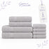 Set 8 Asciugamani Premium 100% Cotone - 2 Teli Bagno, 2 Asciugamani Viso e 4 Lavette - per Casa, Ospiti e B&B