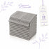 Set 12 Asciugamani Lavette 30x30 cm - 60% Bamboo e 40% Cotone - con Bordura Decorativa - per Viso, Skincare e Viaggio