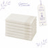 Set 6 Asciugamani 40x70 cm - 60% Bamboo e 40% Cotone - per Bagno, Palestra e Viaggio