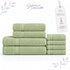 Set 8 Asciugamani Premium 100% Cotone - 2 Teli Bagno, 2 Asciugamani Viso e 4 Lavette - per Casa, Ospiti e B&B