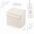 Set 12 Asciugamani Lavette 30x30 cm - 60% Bamboo e 40% Cotone - con Bordura Decorativa - per Viso, Skincare e Viaggio