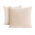 Set 2 Federe Cuscini Divano - 40x40 - Velluto - Rosa - Copricuscini Decorativi per Divano Soggiorno Camera da Letto - Cerniera Zip - Modello Monroe