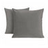 Set 2 Federe Cuscini Divano - 40x40 - Velluto - Rosa - Copricuscini Decorativi per Divano Soggiorno Camera da Letto - Cerniera Zip - Modello Monroe