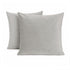 Set 2 Federe Cuscini Divano - 40x40 - Velluto - Rosa - Copricuscini Decorativi per Divano Soggiorno Camera da Letto - Cerniera Zip - Modello Monroe