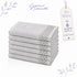 Set 6 Asciugamani 40x70 cm - 60% Bamboo e 40% Cotone - per Bagno, Palestra e Viaggio