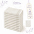 Set 10 Guanti Bagno 14x20 cm - 60% Bamboo e 40% Cotone - con Bordura Decorativa - per Detersione Viso, Corpo e Skincare