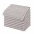 Set 12 Asciugamani Lavette Premium 30x30 cm 100% Cotone - per Viso, Mani, Ospiti e SPA