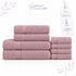 Set 8 Asciugamani Premium 100% Cotone - 2 Teli Bagno, 2 Asciugamani Viso e 4 Lavette - per Casa, Ospiti e B&B