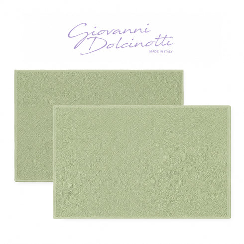 Set 2 Tappeti Bagno Superior 52x90 cm 100% Cotone 1500 GSM - per Bagno, SPA e Hotel