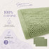 Set 2 Tappeti Bagno Superior 52x90 cm 100% Cotone 1500 GSM - per Bagno, SPA e Hotel