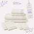 Set 8 Asciugamani 60% Bamboo e 40% Cotone - 2 Teli Bagno, 2 Asciugamani Viso, 2 Lavette e 2 Guanti - per Bagno, SPA e Ospiti