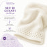 Set 10 Guanti Bagno 14x20 cm - 60% Bamboo e 40% Cotone - con Bordura Decorativa - per Detersione Viso, Corpo e Skincare