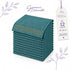 Set 12 Asciugamani Lavette Premium Elite 30x30 cm 100% Cotone - con Bordura Jacquard - per Viso, Mani, Ospiti e SPA