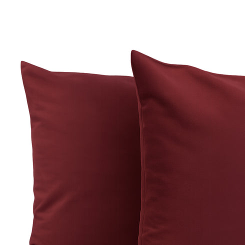 Set 2 Federe in Velluto per Divano, Soggiorno e Camera da Letto con Cerniera Zip - Modello Monroe