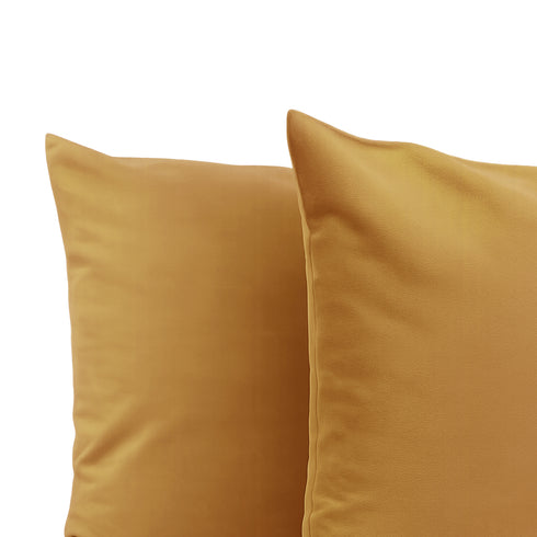 Set 2 Federe in Velluto per Divano, Soggiorno e Camera da Letto con Cerniera Zip - Modello Monroe
