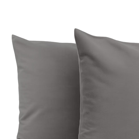 Set 2 Federe in Velluto per Divano, Soggiorno e Camera da Letto con Cerniera Zip - Modello Monroe