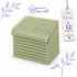 Set 12 Asciugamani Lavette Premium 30x30 cm 100% Cotone - per Viso, Mani, Ospiti e SPA