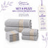 Set 8 Asciugamani Premium Elite 100% Cotone - 2 Teli Bagno, 2 Asciugamani Viso e 4 Lavette - per Casa, SPA e Ospiti