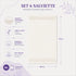 Set 6 Asciugamani 40x70 cm - 60% Bamboo e 40% Cotone - per Bagno, Palestra e Viaggio