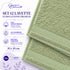 Set 12 Asciugamani Lavette Premium 30x30 cm 100% Cotone - per Viso, Mani, Ospiti e SPA