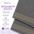 Set 12 Asciugamani Lavette Premium Elite 30x30 cm 100% Cotone - con Bordura Jacquard - per Viso, Mani, Ospiti e SPA