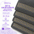 Set 6 Asciugamani Premium Elite 40x70 cm 100% Cotone - con Bordura Jacquard - per Bagno, Palestra e Viaggio
