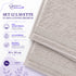 Set 12 Asciugamani Lavette Premium 30x30 cm 100% Cotone - per Viso, Mani, Ospiti e SPA
