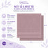 Set 12 Asciugamani Lavette Premium 30x30 cm 100% Cotone - per Viso, Mani, Ospiti e SPA