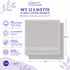 Set 12 Asciugamani Lavette Premium 30x30 cm 100% Cotone - per Viso, Mani, Ospiti e SPA