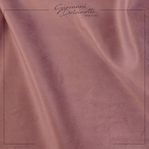 Set 2 Federe Cuscini Divano - 40x40 - Velluto - Rosa - Copricuscini Decorativi per Divano Soggiorno Camera da Letto - Cerniera Zip - Modello Monroe