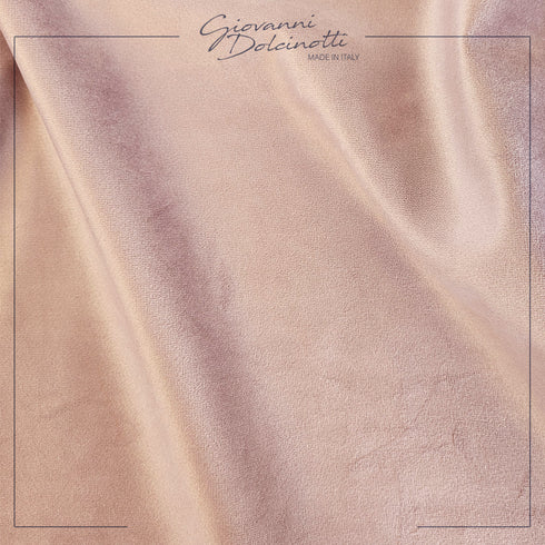 Set 2 Federe Cuscini Divano - 40x40 - Velluto - Rosa - Copricuscini Decorativi per Divano Soggiorno Camera da Letto - Cerniera Zip - Modello Monroe