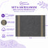 Set 6 Asciugamani Premium Elite 40x70 cm 100% Cotone - con Bordura Jacquard - per Bagno, Palestra e Viaggio