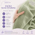 Set 6 Asciugamani 40x70 cm - 60% Bamboo e 40% Cotone - per Bagno, Palestra e Viaggio