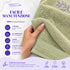 Set 12 Asciugamani Lavette Premium 30x30 cm 100% Cotone - per Viso, Mani, Ospiti e SPA
