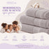 Set 6 Asciugamani Premium 40x70 cm 100% Cotone - con Doppia Bordura - per Bagno, Palestra e Viaggio