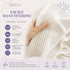 Set 8 Asciugamani 60% Bamboo e 40% Cotone - 2 Teli Bagno, 2 Asciugamani Viso, 2 Lavette e 2 Guanti - per Bagno, SPA e Ospiti