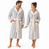 Accappatoio Uomo e Donna Elegante 100% Cotone in Spugna con Finiture a Contrasto - per Casa, SPA e Hotel