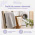 Set 2 Tappeti Bagno Superior 52x90 cm 100% Cotone 1500 GSM - per Bagno, SPA e Hotel