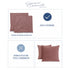 Set 2 Federe in Velluto per Divano, Soggiorno e Camera da Letto con Cerniera Zip - Modello Monroe