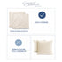 Set 2 Federe in Velluto per Divano, Soggiorno e Camera da Letto con Cerniera Zip - Modello Monroe