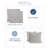 Set 2 Federe in Velluto per Divano, Soggiorno e Camera da Letto con Cerniera Zip - Modello Monroe