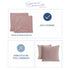 Set 2 Federe in Velluto per Divano, Soggiorno e Camera da Letto con Cerniera Zip - Modello Monroe