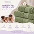 Set 6 Asciugamani Premium 40x70 cm 100% Cotone - con Doppia Bordura - per Bagno, Palestra e Viaggio