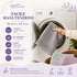 Set 10 Guanti Bagno 14x20 cm - 60% Bamboo e 40% Cotone - con Bordura Decorativa - per Detersione Viso, Corpo e Skincare