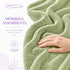 Set 6 Asciugamani Premium 40x70 cm 100% Cotone - con Doppia Bordura - per Bagno, Palestra e Viaggio