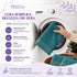 Set 12 Asciugamani Lavette Premium Elite 30x30 cm 100% Cotone - con Bordura Jacquard - per Viso, Mani, Ospiti e SPA
